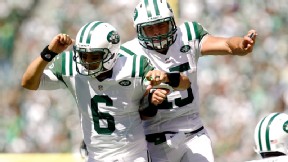 Mark Sanchez and Tim Tebow