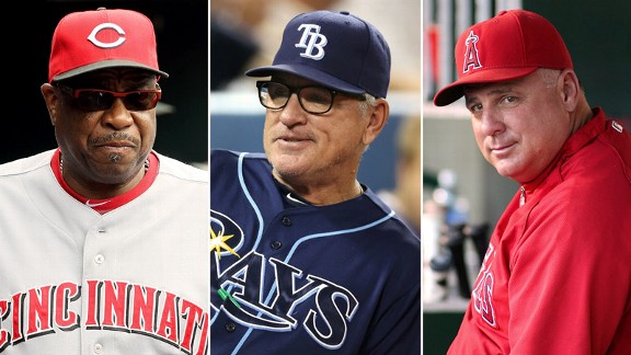 Dusty Baker, Joe Maddon, Mike Scioscia