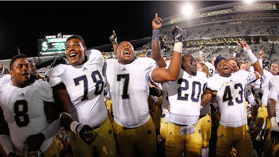 Notre Dame celebration