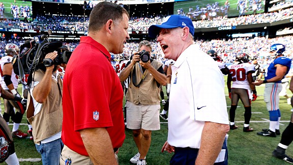 Greg Schiano and Tom Coughlin