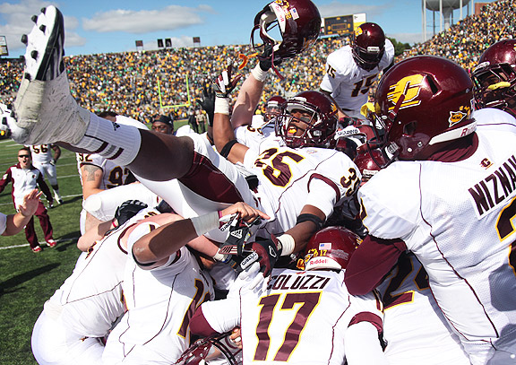 Brandon Greer and Central Michigan after beating Iowa