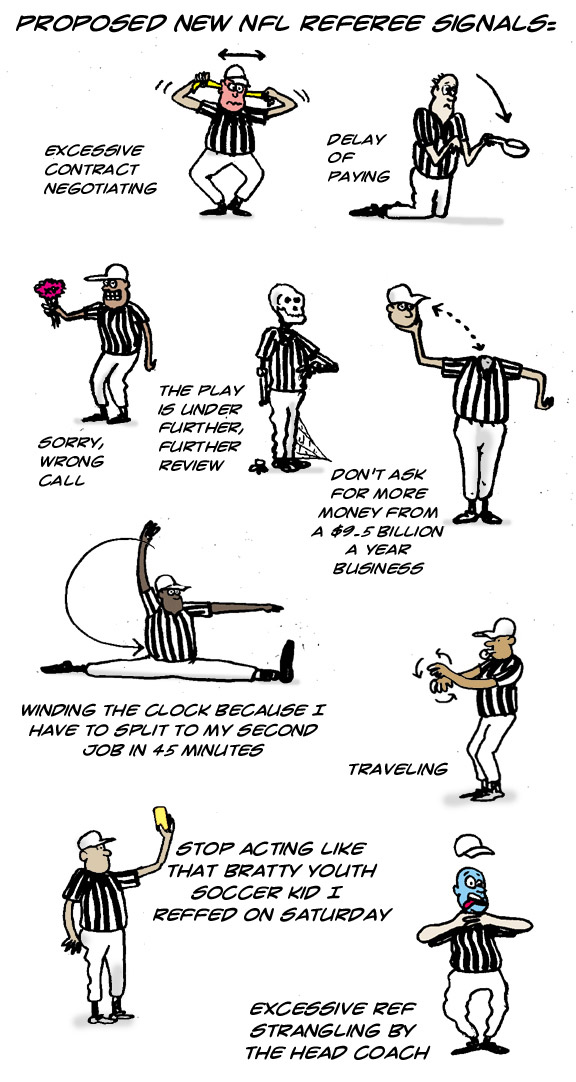 Suggested new NFL referee signals