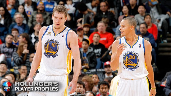 David Lee and Stephen Curry