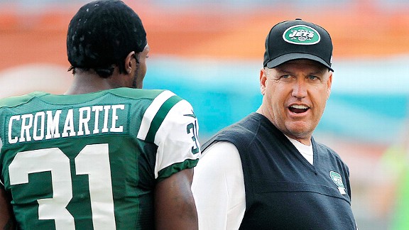 Rex Ryan and Antonio Cromartie