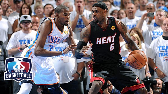 LeBron James and Kevin Durant