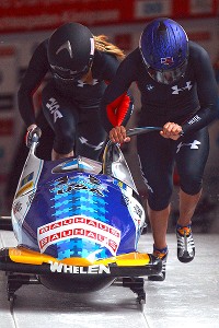 Elana Meyers and Jamie Greubel