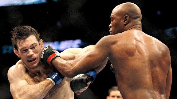 Anderson Silva and Forrest Griffin