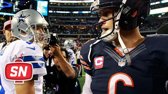 Tony Romo and Jay Cutler