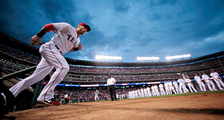 Josh Hamilton & Adrian Beltre showing off their All-Star smiles