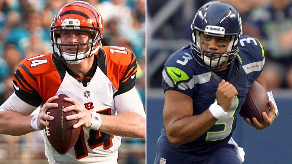 Andy Dalton and Russell Wilson