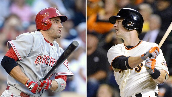 Joey Votto and Buster Posey