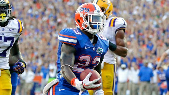Mike Gillislee, Ego Ferguson, Lamin Barrow