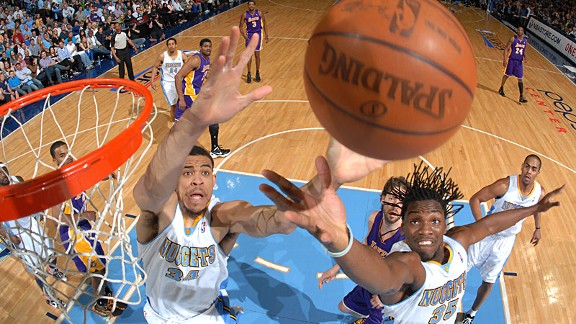 Javele McGee and Kenneth Faried