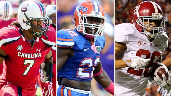Jadeveon Clowney, Matt Elam, Dee Milliner
