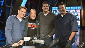 Mike Greenberg, Mike Golic, Mark Schlereth and Kevin James