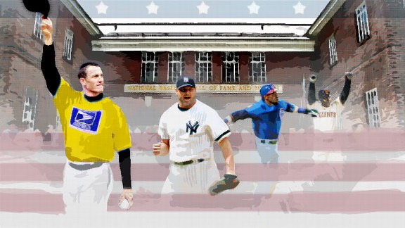 Lance Armstrong baseball hall of fame illustration