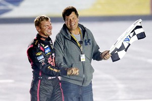 Michael Waltrip and Clint Bowyer
