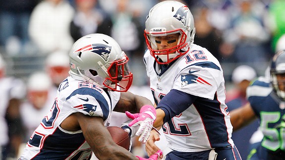 Tom Brady, Stevan Ridley