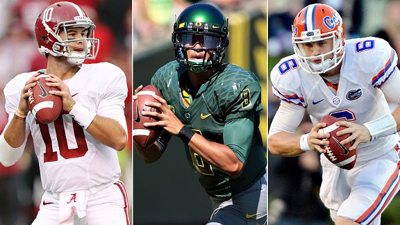 McCarron & Mariota & Driskel