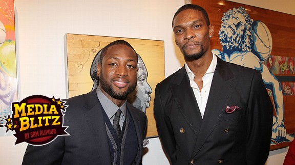 Dwyane Wade and Chris Bosh