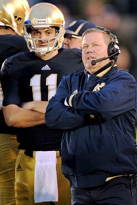 Brian Kelly and Tommy Rees