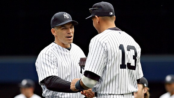 Joe Girardi and Alex Rodriguez