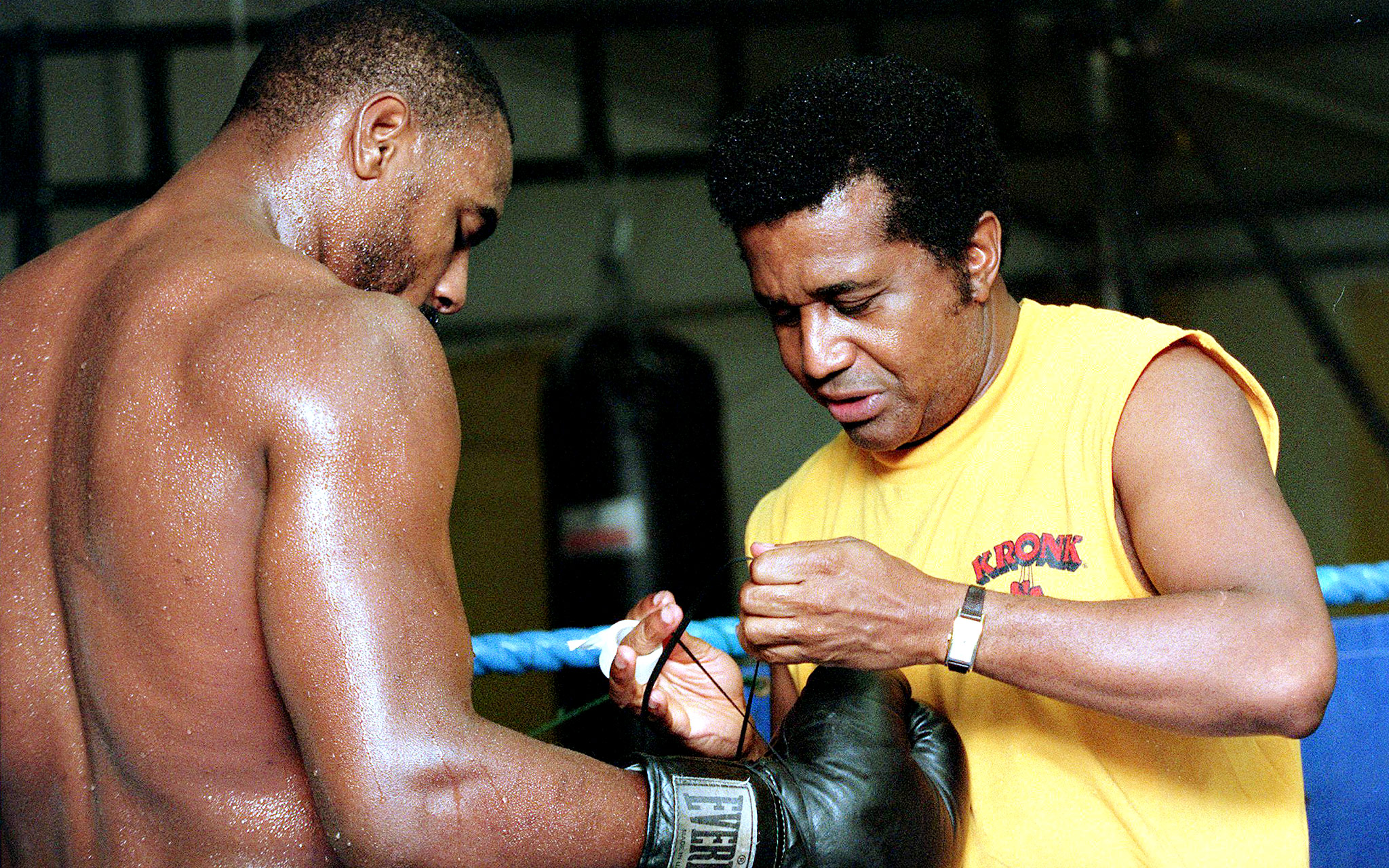Oliver McCall Emanuel Steward Through The Years ESPN