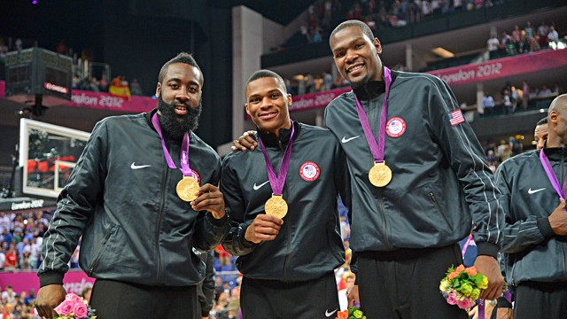 James Harden, Russell Westbrook & Kevin Durant