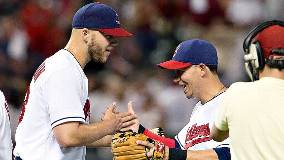 Justin Masterson & Asdrubal Cabrera