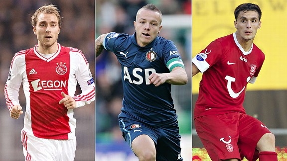 Christian Eriksen, Jordy Clasie and Dusan Tadic are just three of the Eredivisie's next top of exciting playmakers.