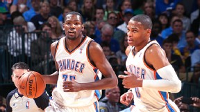 Kevin Durant and Russell Westbrook