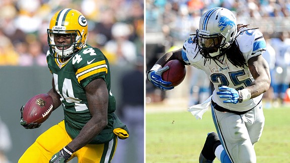 James Starks and Mikel Leshoure