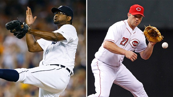 Jose Valverde and Scott Rolen