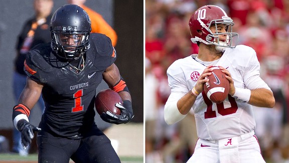 Joseph Randle and AJ McCarron