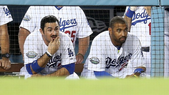 Adrian Gonzalez and Matt Kemp