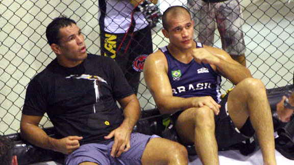 Antonio Rodrigo Nogueira and Junior dos Santos