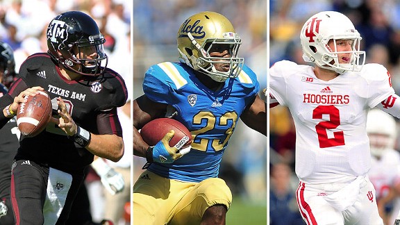 Johnny Manziel, Johnathan Franklin, Cameron Coffman