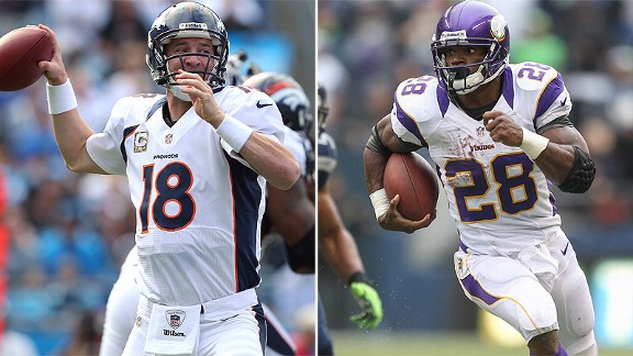 Peyton Manning/Adrian Peterson