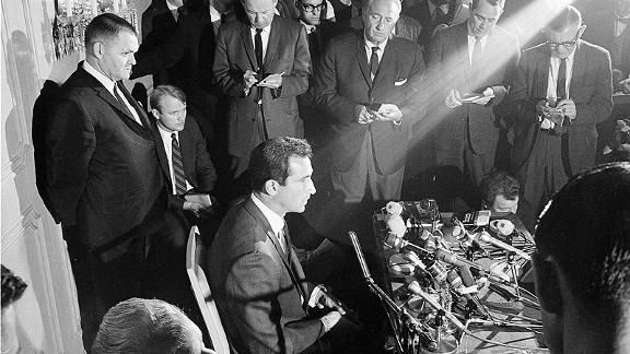 Sandy Koufax announcing his retirement from the Los Angeles Dodgers in 1966