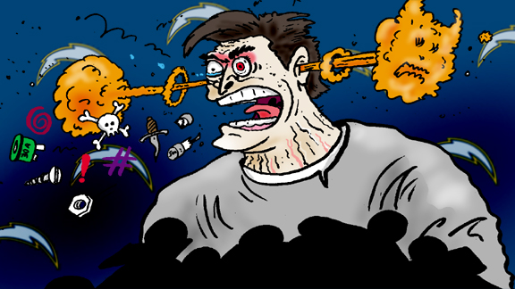 Coach beer commercial illustration