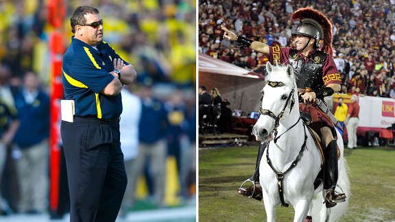 Brady Hoke and USC Masot