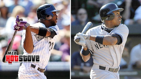 Dexter Fowler and Curtis Granderson