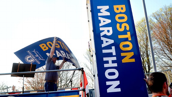 Boston Marathon volunteers