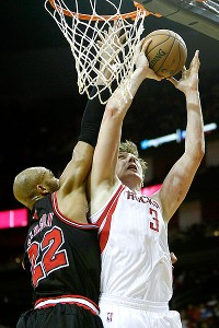 Thomas Campbell/US Presswire Omer Asik helped the Rockets beat his 