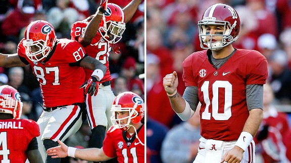 Georgia and Alabama celebration