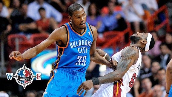 LeBron James and Kevin Durant