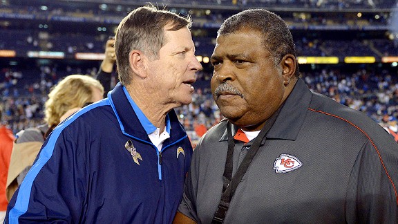 Norv Turner and Romeo Crennel