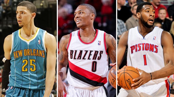 Austin Rivers, Damian Lillard, Andre Drummond