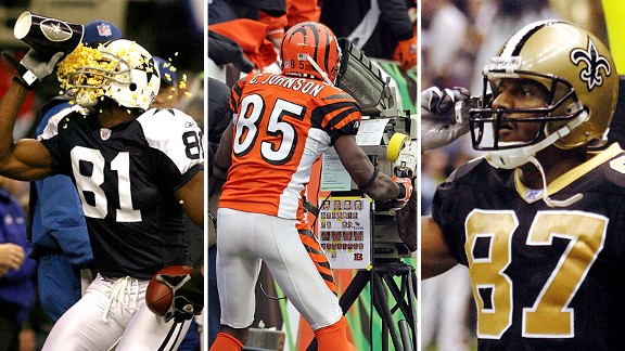 Terrell Owens, Chad Ochocinco, Joe Horn 