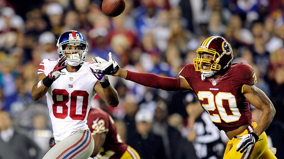 Victor Cruz with the New York Giants